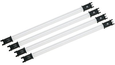 NanLite PavoTube 15C 2' RGBWW LED Tube with Internal Battery 4-Light Kit