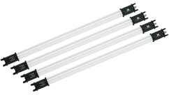 NanLite PavoTube 15C 2' RGBWW LED Tube with Internal Battery 4-Light Kit