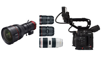 Canon C200 Camera with Triple Lens Kit & 17-120mm CINE-SERVO Zoom - EF Mount