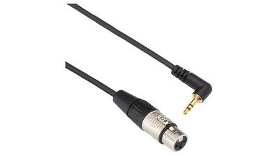 Kopul XRSM 3-Pin XLR Female to 3.5mm RA Stereo Mini-Plug Cable - 3'