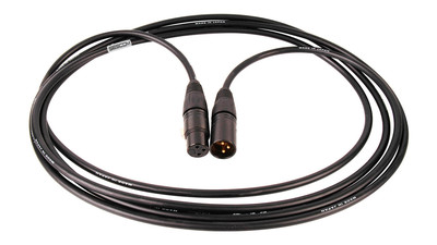 Canare Star Quad XLR 3-Pin Microphone Cable - 25', Black