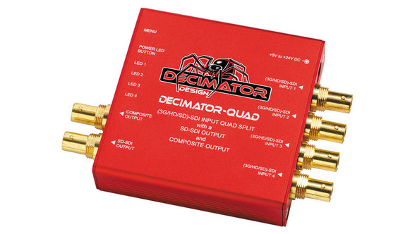 Decimator QUAD 4-Channel 3G/HD/SD-SDI Multiviewer with SDI 