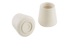 Rubber 1" Crutch Tip - White