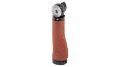 Wooden Camera Rosette Handle (Brown Leather)