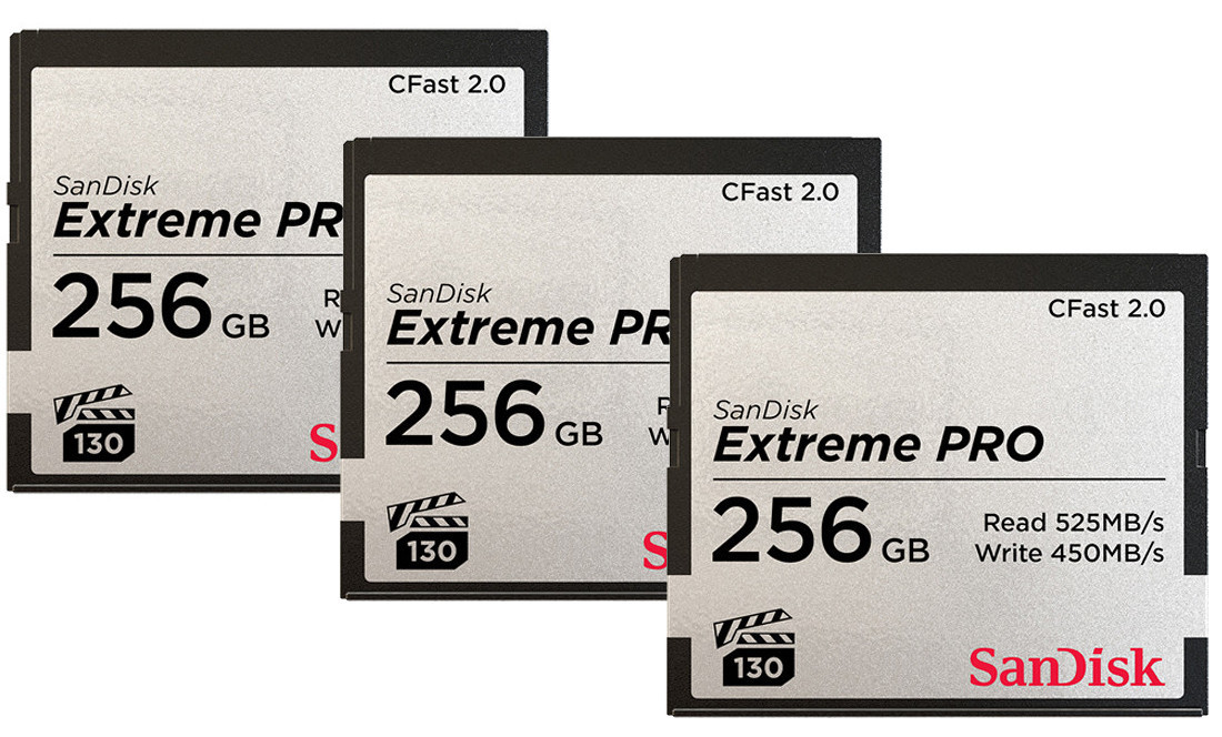 Refine Disturb weapon ARRI SanDisk Extreme Pro CFast 2.0 Cards (3-Pack) - 256GB | Media / Storage  | Cameras / Accessories | Buy | AbelCine
