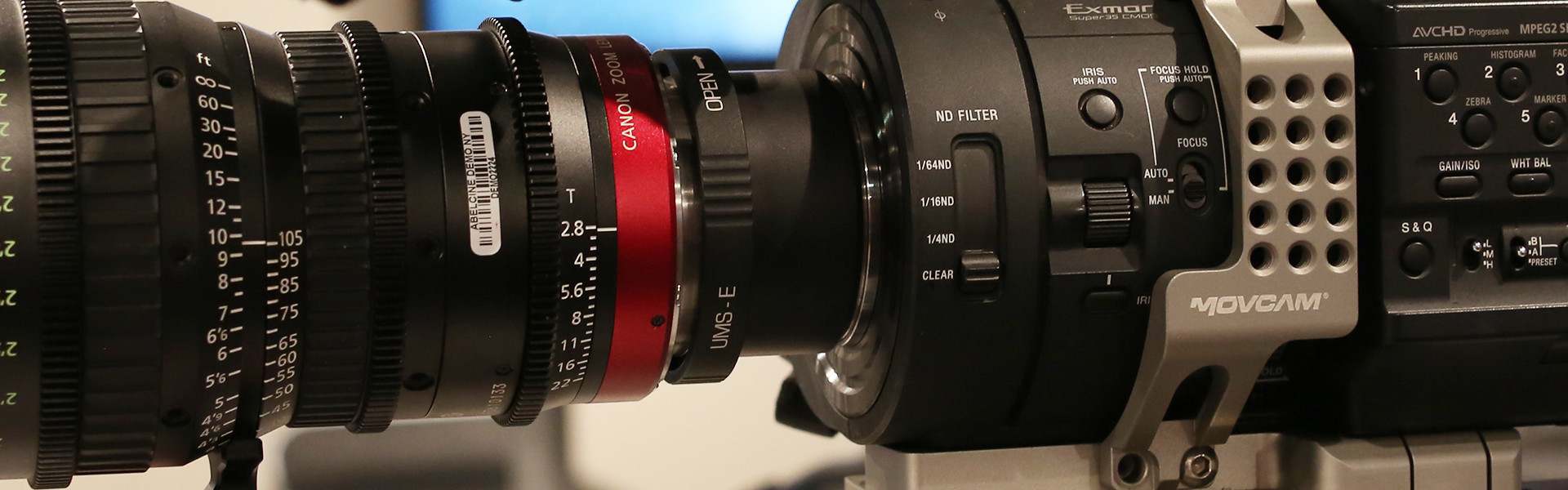 Header image for article Using the UMS for Canon Cinema Zooms on Multiple Cameras