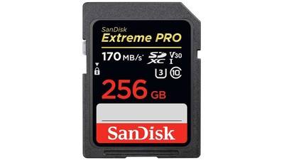 SanDisk Extreme PRO SDXC UHS-I Memory Card - 256GB