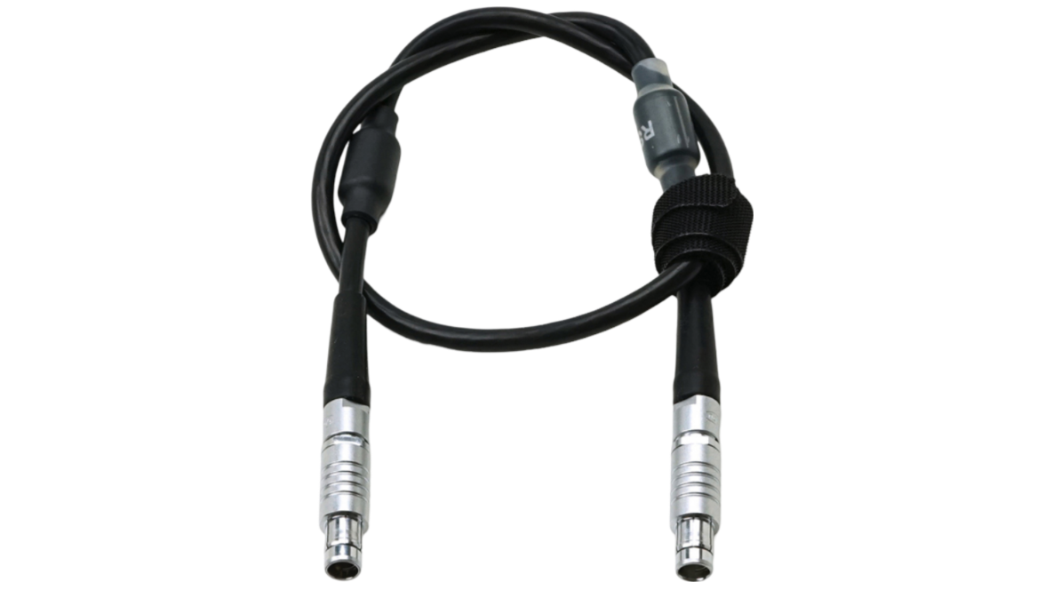 Fischer 3-pin female to XLR 4pin male 12V Power cable for Phantom Flex 4K