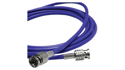 Canare L-3CFW BNC to BNC Cable - 15', Blue