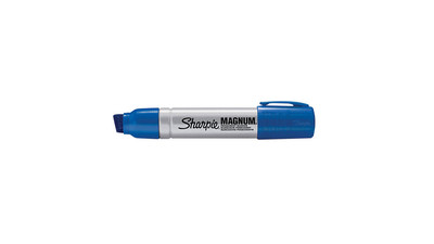 Sharpie Magnum Permanent Marker - Chisel Point, Blue