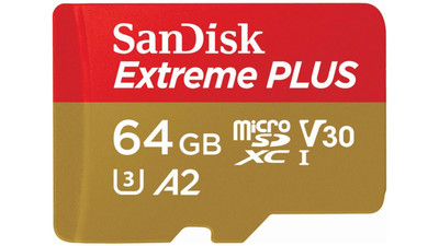 SanDisk Extreme PLUS microSDXC UHS-I Memory Card - 64GB