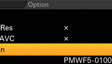 Intro image for article Installing the CBKZ-55FX 4K Upgrade License for the Sony PMW-F5