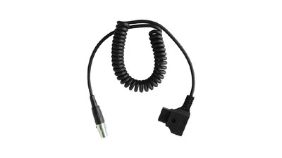TVLogic Coiled D-Tap to Mini XLR Power Cable - 29"