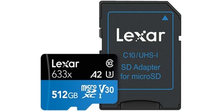 Lexar High-Performance 633x microSDXC UHS-I Memory Card - 512GB