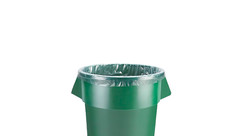Uline 44-55 Gallon Trash Liners - 1.5 Mil, Clear (10-Pack)