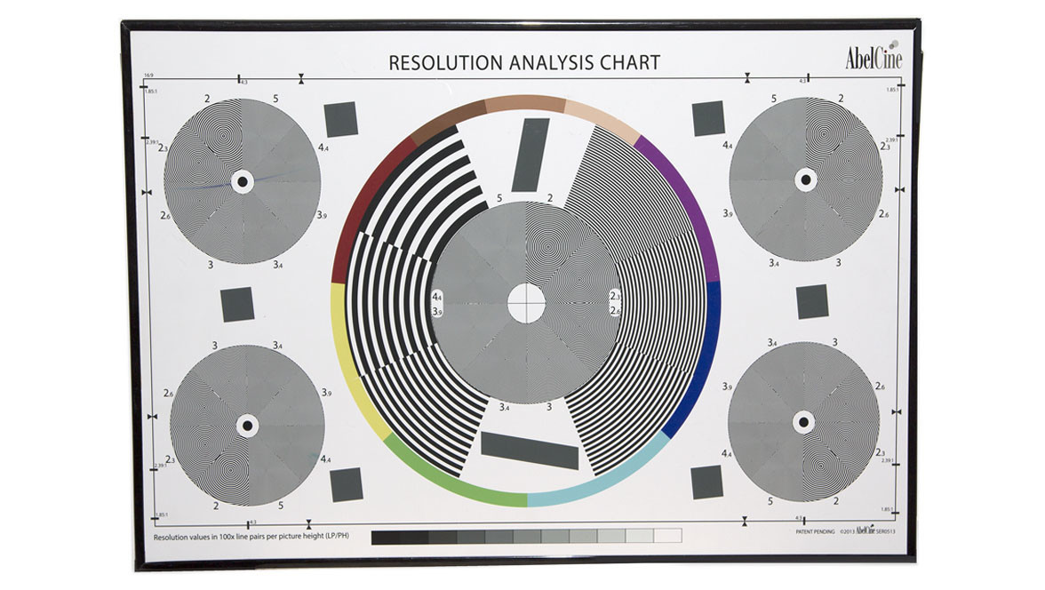 Lens Resolution Chart